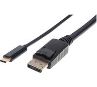 Manhattan USB 2.0 Adaptateur [1x USB-C® mâle - 1x DisplayPort mâle] USB-C auf DisplayPort-Kabel S