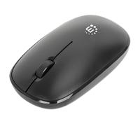 Manhattan Wireless Mouse, 2.4G with USB-A Plug Slim Portable Computer Mouse with