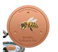 manhegari Bird Bath Purification Disk Metal Disc Birdbath Cleaner 0.06cm
