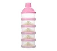 manhegari Boîtes Doseuses De Lait En Poudre Pour Bébé, Distributeur De Lait En Poudre Portable Avec 5 Compartiments Boîtes Empilables Convient, Conception Anti-déversement Pour Les Voyages