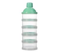 manhegari Boîtes Doseuses De Lait En Poudre Pour Bébé, Distributeur De Lait En Poudre Portable Avec 5 Compartiments Boîtes Empilables Convient, Conception Anti-déversement Pour Les Voyages