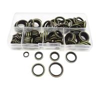 manhegari Bouchon de vidange d'huile - Joints de détergent - Joint de placard de vidange d'huile - Kit de joints d'étanchéité - Kit d'outils de scellage automobile, 100 pièces de rechange pour voiture