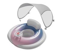 manhegari Bouée Gonflable de Natation pour Les Bambins | Bouée de Piscine avec Toit d'et Protection Solaire pour Bébé | Siège Flottant Confortable pour Piscine, Lac et Étang