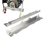 manhegari Carte D'outils De Parallélisme, Lot De 2 Plaques D'outils D'alignement des Orteils Robustes, Acier Inoxydable Améliorées pour L'alignement De La Voiture