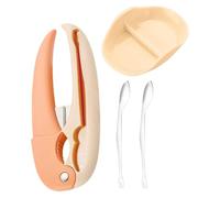 manhegari Casse Noix Crabe et Outils - Ustensiles pour Crustacés - Kit de Fourchette à Chair pour Pinces de Homard | pour Repas Familial Pique Nique Restaurant Soirée Rassemblement Festif