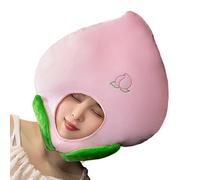 manhegari Chapeau en peluche - Chapeau de fête en peluche, accessoire photo, accessoires de cosplay, accessoires de fête pour adultes et , festivals de scène de comédie