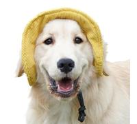 manhegari Chapeau pour Chien avec Trous pour Oreilles,Chapeau de Pêcheur Sportif Extérieur pour Animaux | Bord Large Réglable avec Protection UV Confortable pour Activités Extérieures Plage Promenade