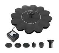 manhegari Fontaine Solaire, Pompe de Fontaine d'eau en Forme de Fleur, Cascade Silencieuse Décorative pour Jardin Bassin Patio Terrasse Paysage