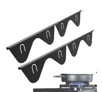 manhegari Lot de 2 cache-suceurs pour cuisinière - Longueur flexible - 35 à 70 cm - Remplissage d'espace pour la maison