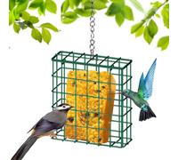 manhegari Mangeoire pour oiseaux pour l'extérieur, marchands d'oiseaux pour écureuils - Proof Iron Square Bird Feeder | Décoration de jardin pour porte-aliments, fournitures d'alimentation pour Finch