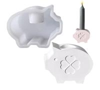 manhegari Moule en silicone pour chandeliers, arts et artisanat en béton | Moule en silicone pour la fabrication de bougeoirs - Pour la décoration de la maison, mariage, fête, dîner et table