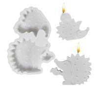 manhegari Moules en Silicone pour Artisanats en Ciment | Moule De Coulage pour Plâtre Artisanal | Moule en Silicone 3D Forme Hérisson pour Résine Époxy Artisans Organisateurs de Fêtes Décorateurs