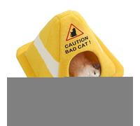 manhegari Niche pour Chat | Maisonette Confortable en Forme De Bloc - Maison Tente Nid Douillet en Peluche pour Animal Domestique,Meuble Maison Intérieur Appartement Chambre Sol