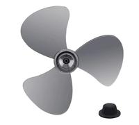 manhegari Pale de ventilateur de rechange pour le salon - 41 cm - Avec cache-écrou - Pour chambre à coucher, salon, extérieur, cave, atelier et salle de classe