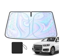 manhegari Pare-soleil pour pare-brise , pare-soleil de pare-brise - Protection solaire pour fenêtre , écrans de fenêtre pliables pour SUV - Protège la voiture des rayons UV et