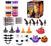 manhegari Pâte à modeler - Kit de bricolage - Décoration d'Halloween - Pour - Activités de modélisation - Décoration de la maison - École maternelle