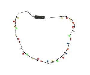 manhegari Pendentif de Noël lumineux | Colliers boules de Noël, accessoires de costume pour fêtes festives, anniversaire, fête de famille, spectacle sur scène, représentation théâtrale