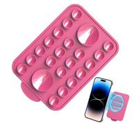 manhegari Poignée adhésive pour téléphone portable | Support de téléphone portable en silicone | Poignée magnétique portable pour porte, fenêtre, miroir, extérieur, blogging vidéo, voyage, salle de