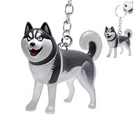 manhegari Porte-clés de voiture mignon - Bouteille de rangement amusante pour poils d'animaux de compagnie, pendentif transparent souvenir pour poils d'animaux, accessoires de rétroviseur de