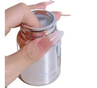 manhegari Press On Dissolvant de colle à ongles - 80 ml - Avec retrait facile - Gel doux pour la peau - Avec éponge d'aspiration intégrée - Pour les amateurs d'ongles, les visites de salon et la