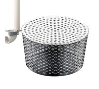 manhegari Protection De Gouttière, Grille De Protection des Feuilles De Gouttière en Acier Inoxydable Filtre Anti-Blocage De Toit Maille Filtre Écoulement Pluviale À Mailles