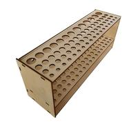 manhegari Support En Bois Pour Pinceaux De Peinture, 67 Trous Organisateur Pinceaux Porte Pinceaux Maquillage, Organisateur De Pinceaux Aquarelle De Bureau