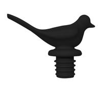 manhegari T-shirt à col en V pour femme - Couronne noire - Bouchon de bouteille en silicone - Pour boissons champagne, bière, bar, cuisine - Maintien de la fraîcheur