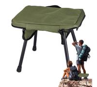 manhegari Tabouret de voyage | Charge maximale de 80 kg Siège extérieur léger | Tabouret de camping portable et pliable - Pour randonnées, voyages, pique-nique, extérieur, jardin, arrière-cour