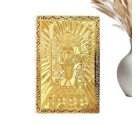 manhegari Tai Sui Carte de protection | Pendentif du Nouvel An chinois - Bénédiction générale du Nouvel An avec remorque - Pour famille, adultes, voiture, voyage, maison, bureau et fête