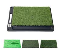 manhegari Tapis De Frappe De Golf,Gazon Antidérapante,Gazon Synthetique Golf avec Dos Caoutchouc Drainant | pour Maison Jardin Interieur Exterieur Feedback Trajectoire