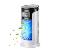 manhegari Ventilateur Climatiseur,Ventilateur Personnel Portable Mini Rafraîchisseur d'Air | Minuterie Silencieuse Refroidisseur d'Air Réservoir 300 ml Compact pour Chambre Voiture et Extérieur