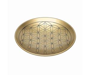 Mani Bhadra Coupelle Fleur de Vie en Laiton 15 cm