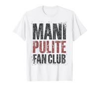 Mani Pulite Fan Club Ironica Anni 90 Italiani T-Shirt