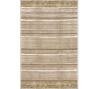 Mani Textile Tapis Bahar Beige Blanc 160x230cm