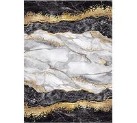 Mani Textile - Tapis Gold, Black Dimensions - 120x180