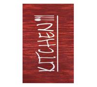 Mani Textile Tapis Kitchen Rouge 90x130cm
