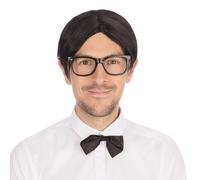 Maniaque Perruque Adultes Geek Écolier Déguisement Hommes Femmes Accessoire