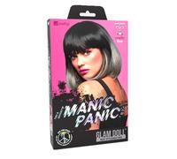 Manic Panic Alien Grey Ombre Glam Doll Wig - perruque noire et grise