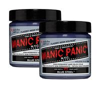 Manic Panic Blue Steel Classic Creme, Semi Permanent Hair Dye 2 x 118ml
