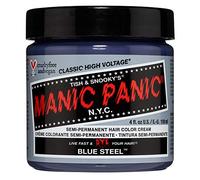 Manic Panic Coloration semi-permanente – Vegan, sans cruauté – Blue Steel Classic Creme 118 ml