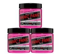 Manic Panic Cotton Candy Classic Creme, Pink Semi Permanent Hair Dye 3 x 118ml