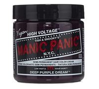 Manic Panic Deep Purple Dream Classic Creme, Vegan, Cruelty Free, Semi Permanent Hair Dye 2 x 118ml