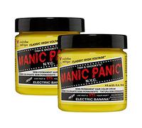 Manic Panic Electric Banana Classic Creme, Vegan, Cruelty Free, Yellow Semi Permanent Hair Dye 2 x 118ml