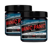 Manic Panic Enchanted Forest Classic Creme, Vegan, Cruelty Free, Green Semi Permanent Hair Dye 2 x 118ml