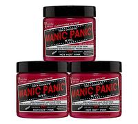 Manic Panic Hot Hot Pink Crème classique, végétalienne, sans cruauté, teinture capillaire semi-permanente, 3 x 118ml