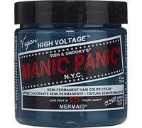 Manic Panic Mermaid Classic Crème, végan, sans cruauté, coloration semi-permanente bleue 118ml