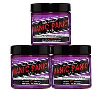 Manic Panic Mystic Heather Classic Creme, Vegan, Cruelty Free, Purple Semi Permanent Hair Dye 3 x 118ml