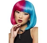 Manic Panic - Perruque "Blue Valentine Glam Doll" pour femme SM1362 (Taille unique) (Bleu/Rose)