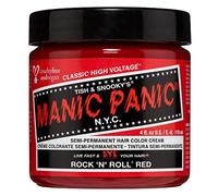 Manic Panic Rock'N'Roll Red Classic Crème végétalienne Cruelty Free, coloration semi-permanente pour cheveux, 118 ml