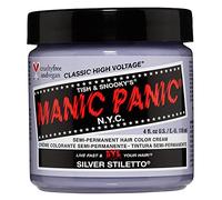 Manic Panic Silver Stiletto Classic Creme, Vegan, Cruelty Free, Semi Permanent Hair Dye 118ml